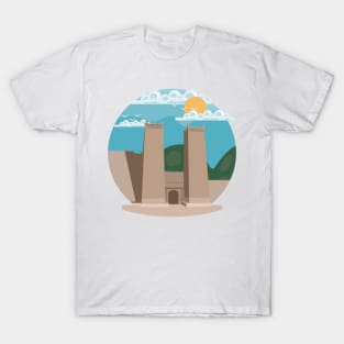 Moroccan Cities illustration, best gift for morocco lovers T-Shirt